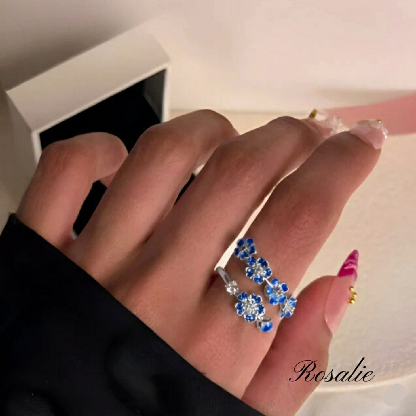 🔥ADJUSTABLE PEACH BLOSSOM RING With Gift Box